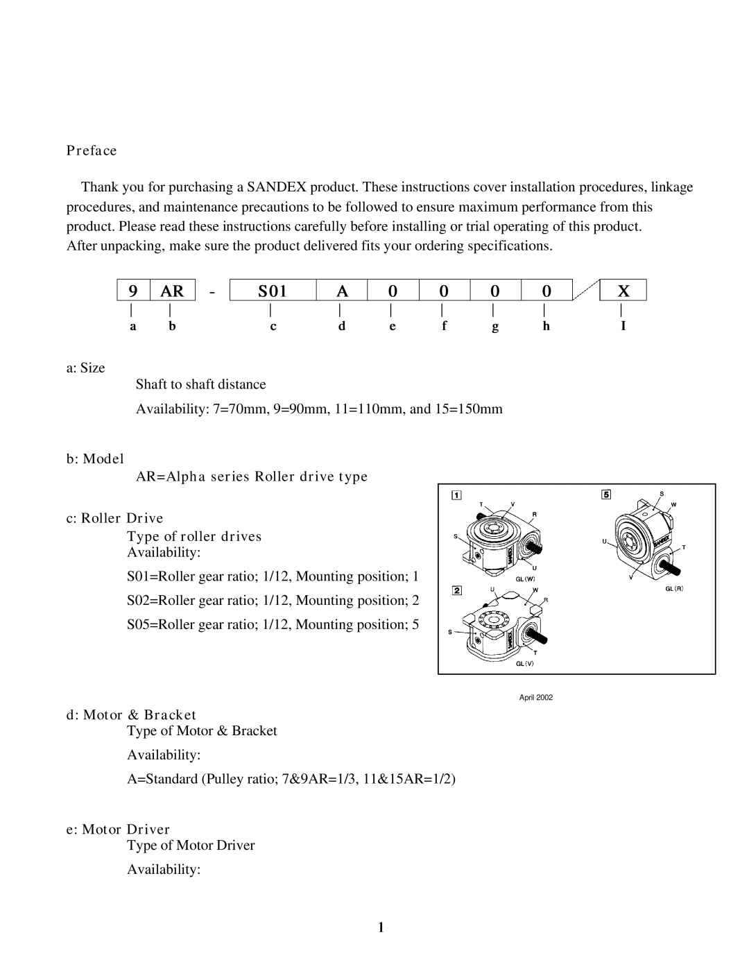 Sankyo 11AR manual S01 