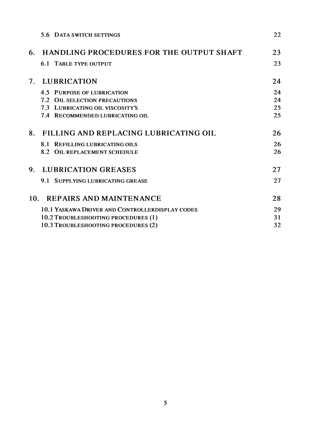 Sankyo 11AR manual Handling Procedures for the Output Shaft 