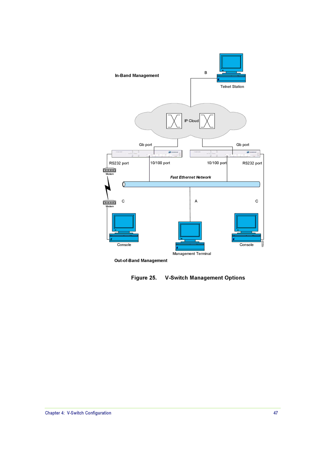 SANRAD V-Switch manual Switch Management Options 