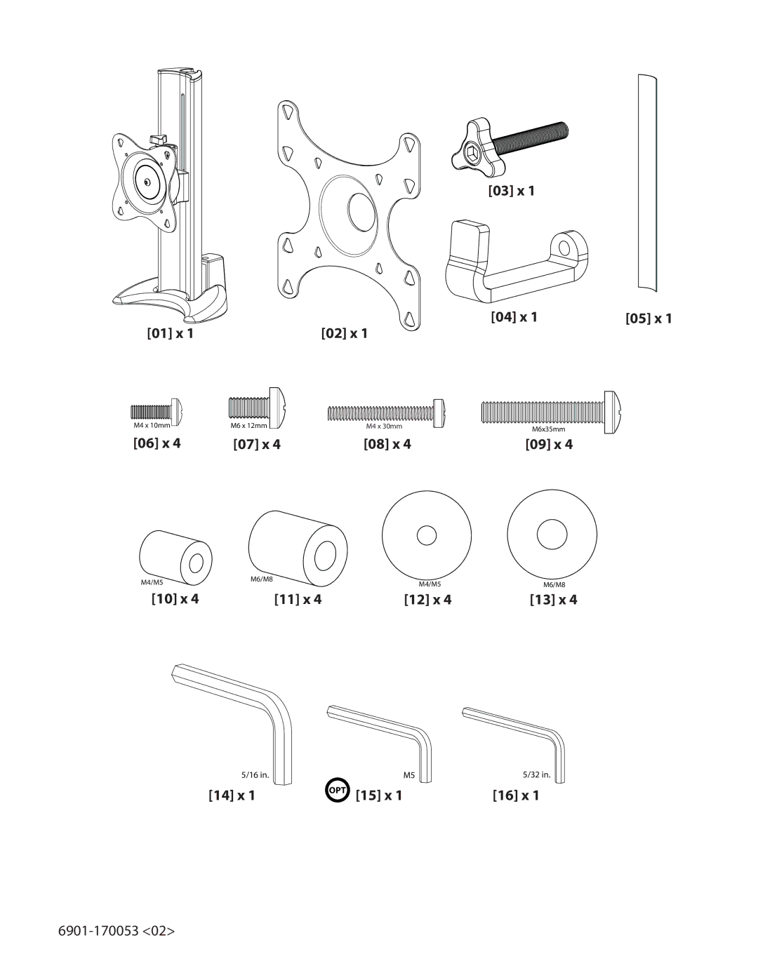 Sanus Systems 6901-170053 important safety instructions 01 x 