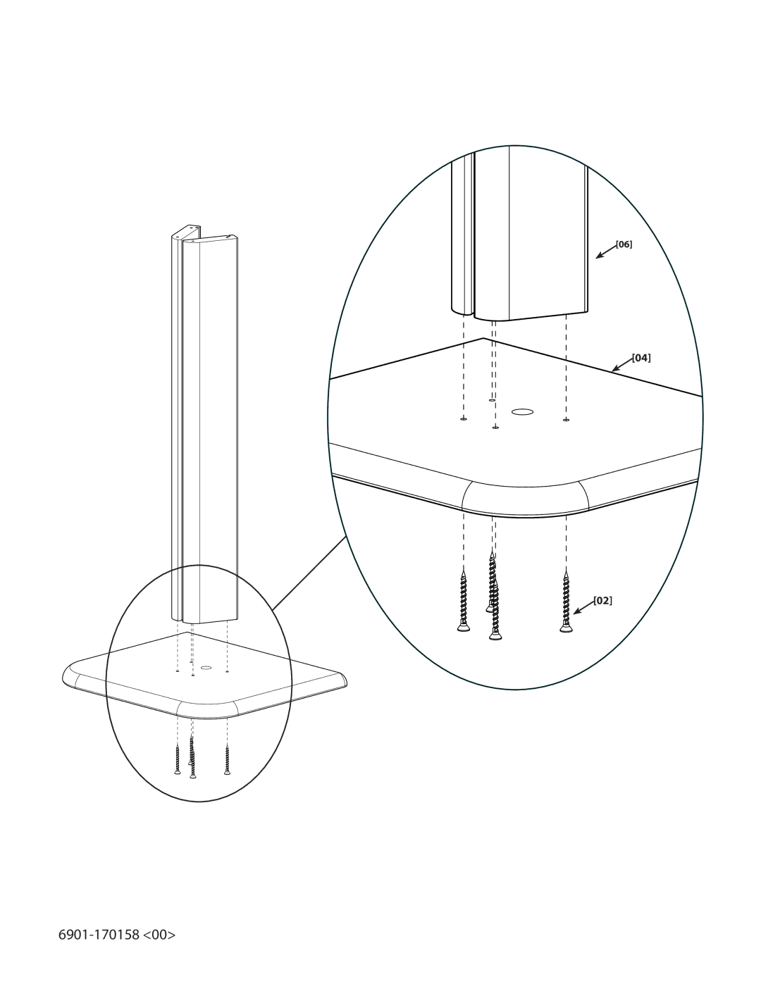 Sanus Systems BF16 important safety instructions 6901-170158 