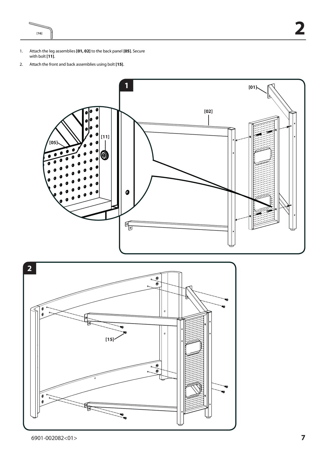 Sanus Systems BFAV344 manual 6901-00208201 