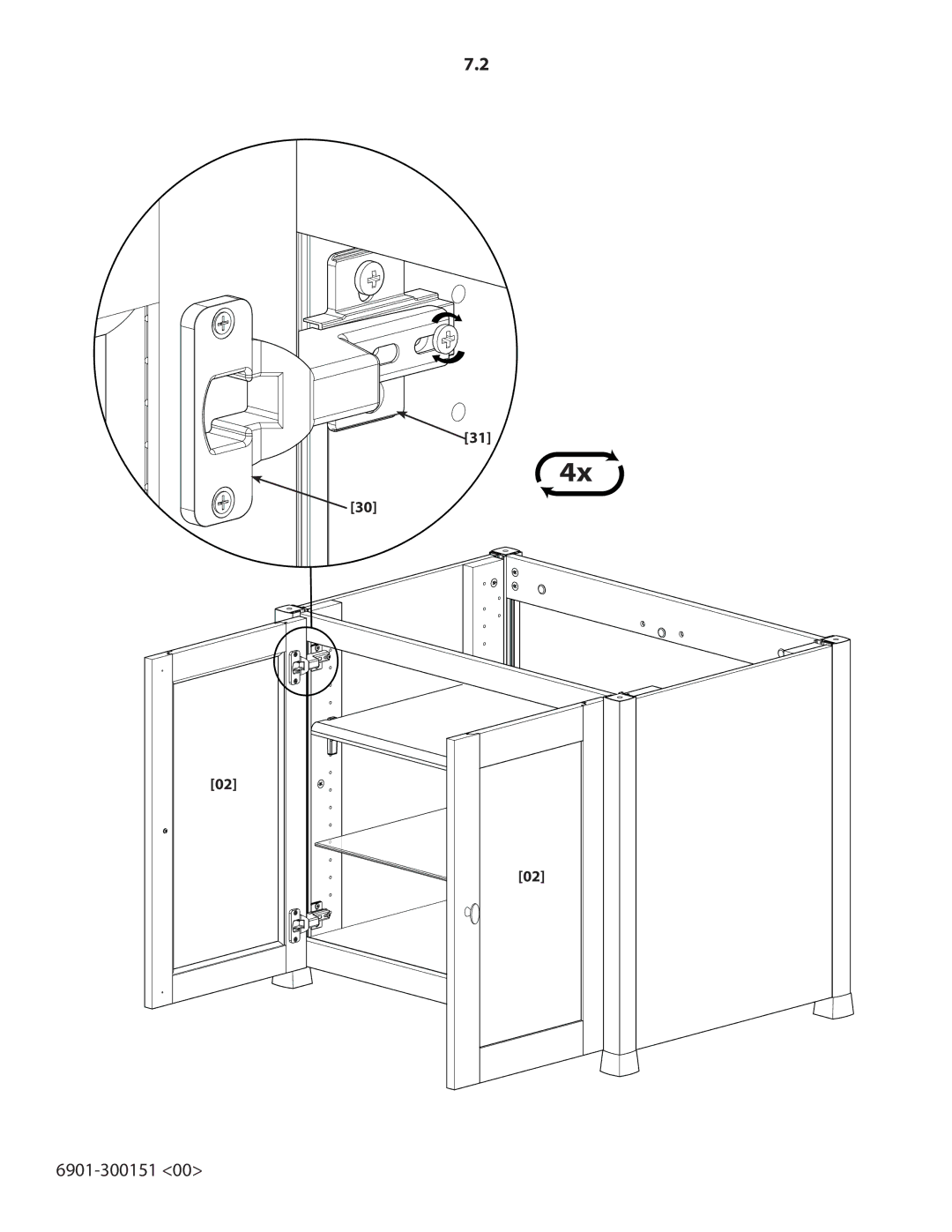 Sanus Systems CFAV34 manual 6901-300151 