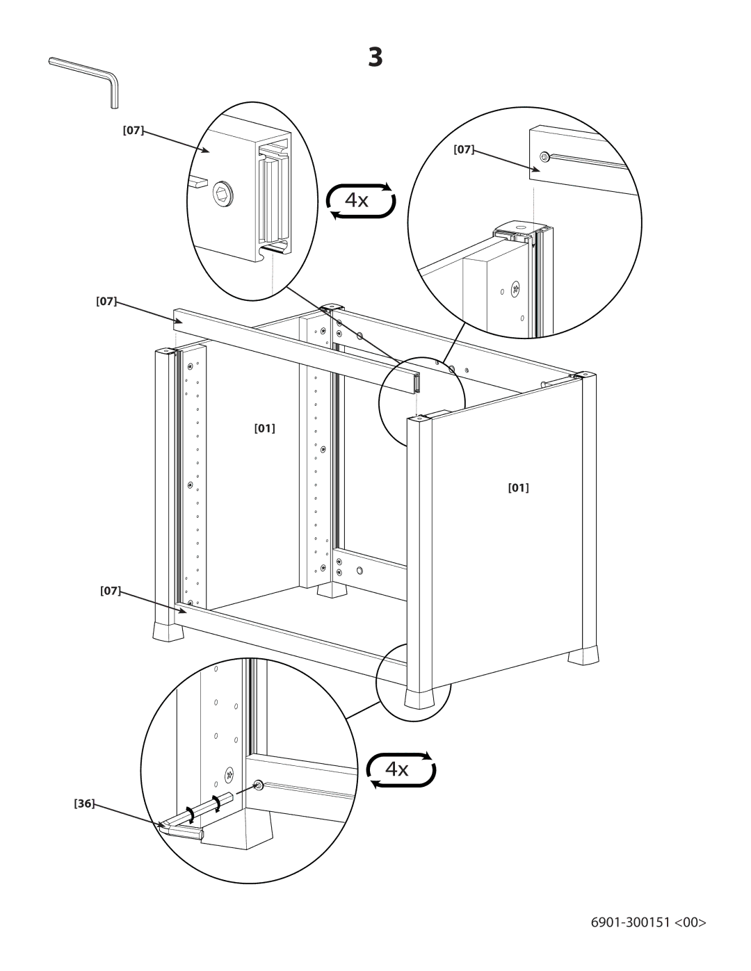 Sanus Systems CFAV34 manual 6901-300151 