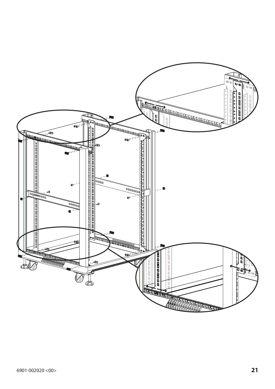 Sanus Systems CFR115, CFR127 manual 6901-002020 