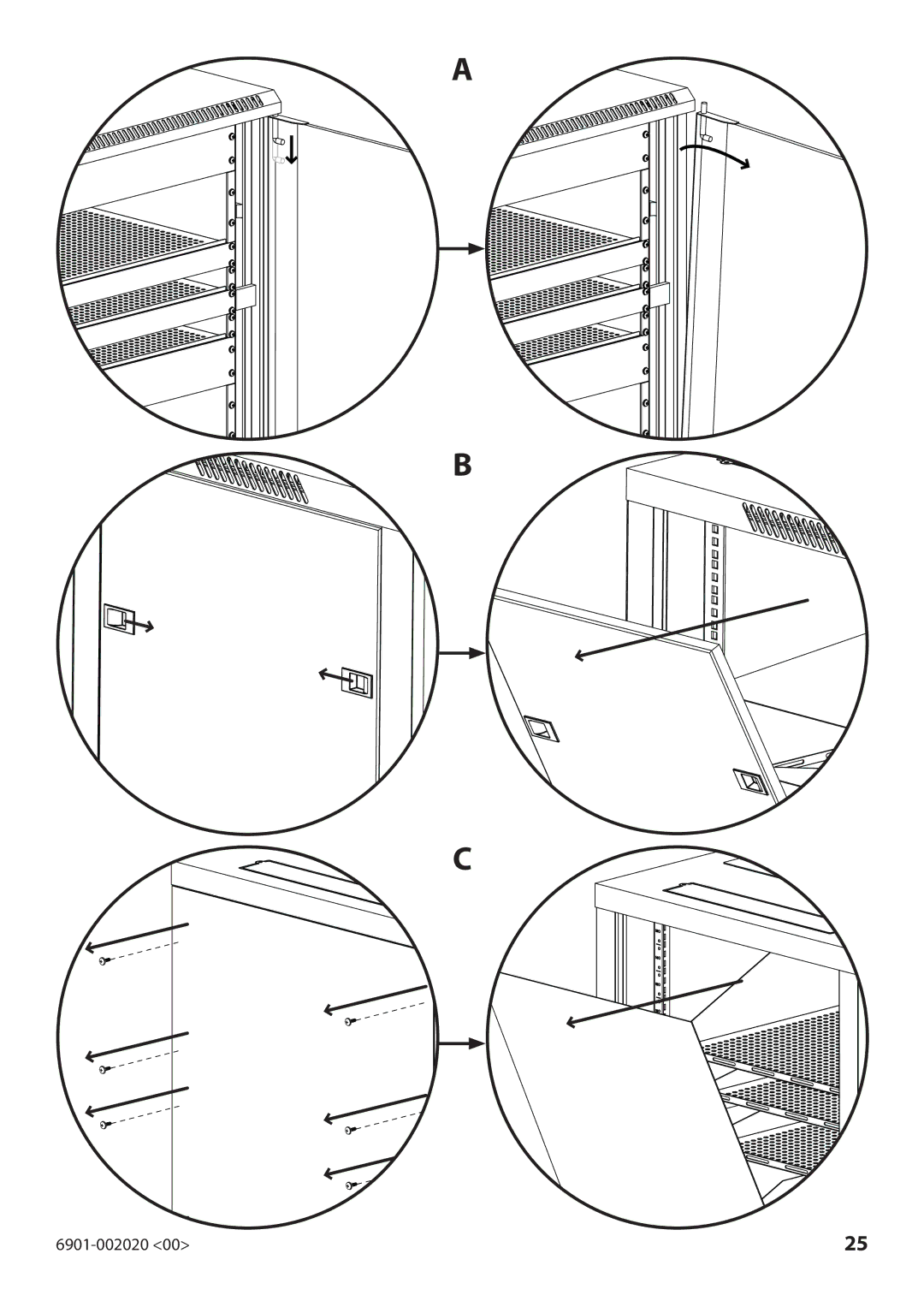 Sanus Systems CFR115, CFR127 manual 6901-002020 