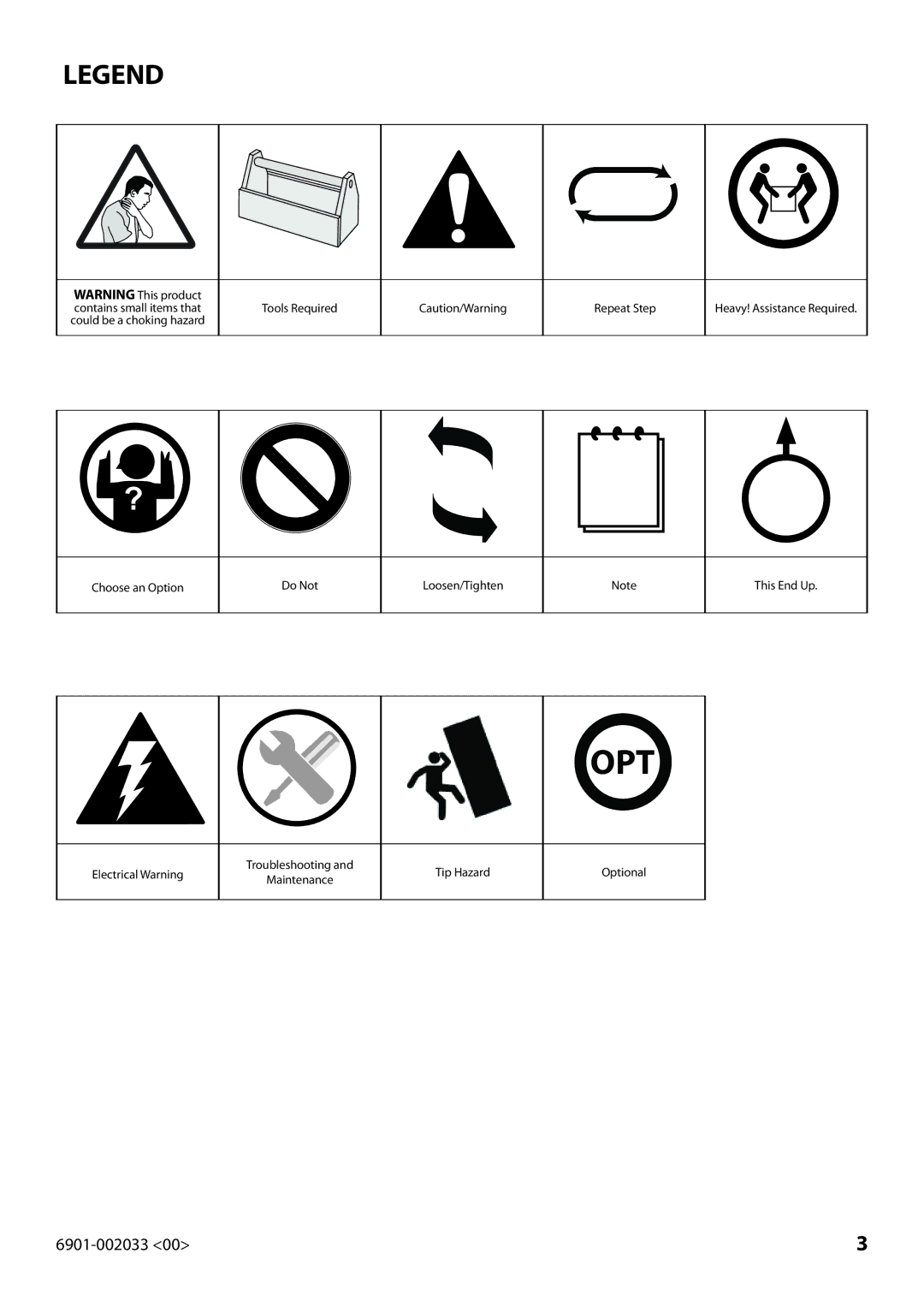 Sanus Systems CFR524RR, CFR518RR, CFR535RR manual Opt 