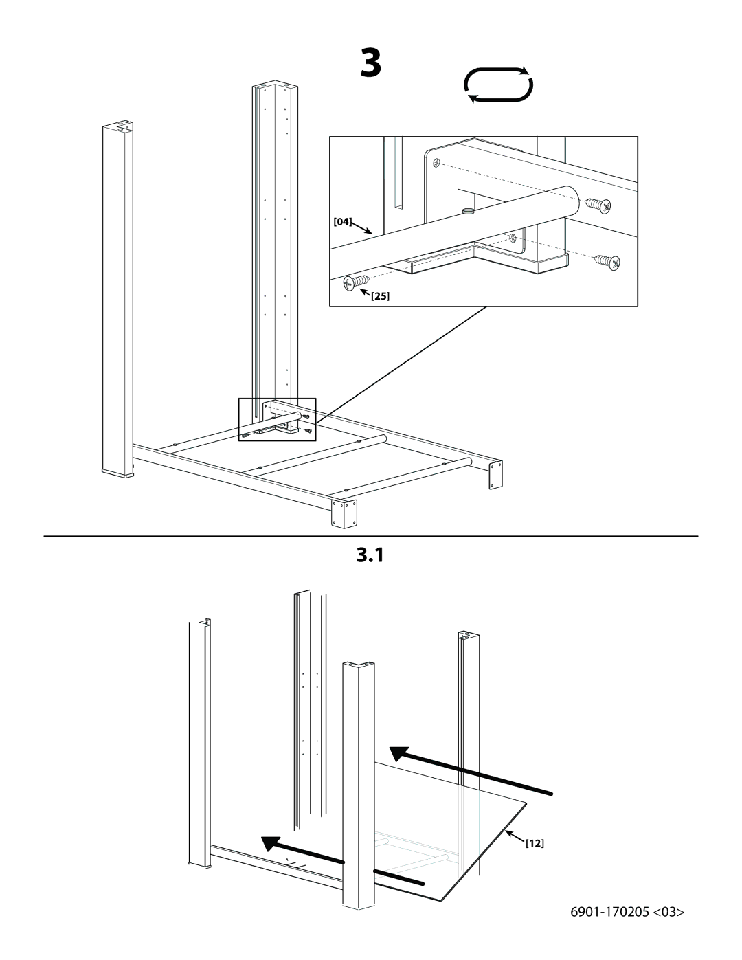 Sanus Systems DFAV30 important safety instructions 6901-170205 