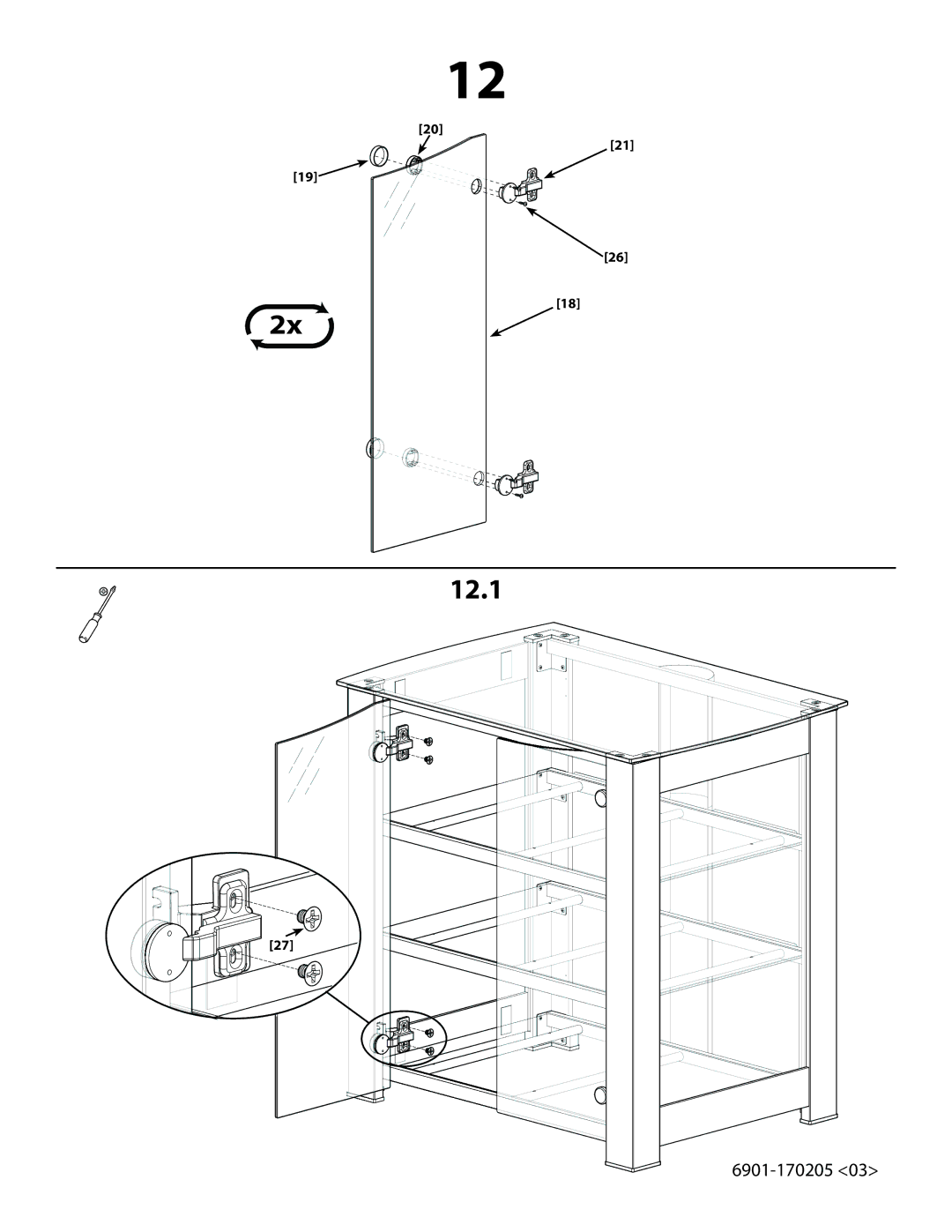 Sanus Systems DFAV30 important safety instructions 12.1 