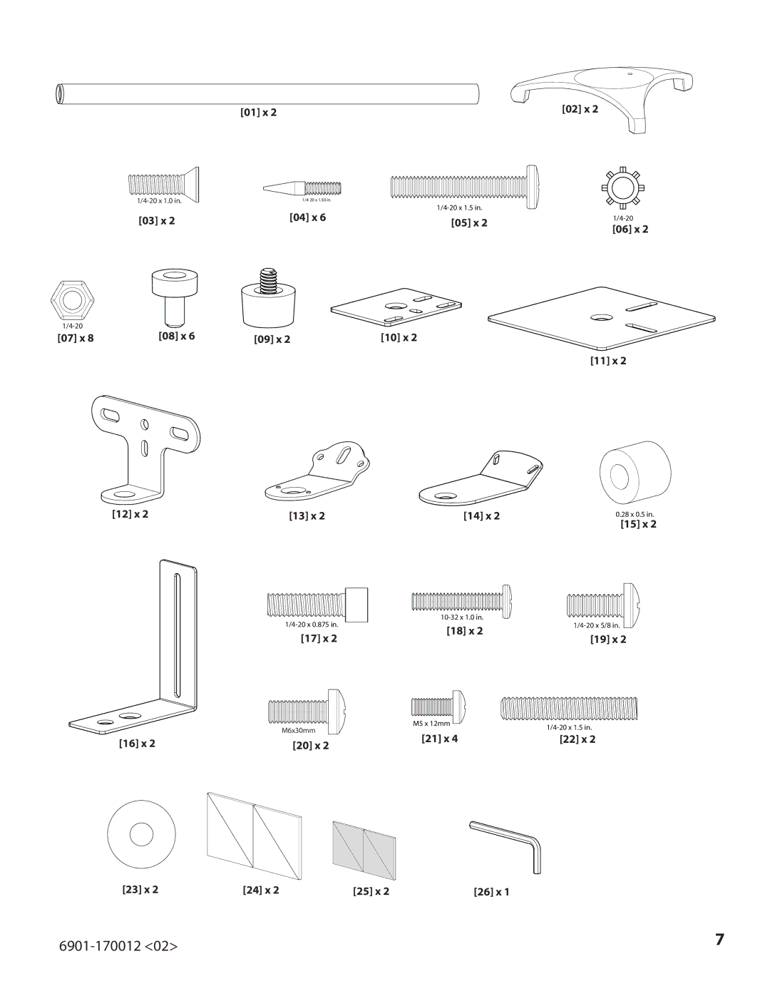 Sanus Systems EFSat important safety instructions 03 x 01 x 