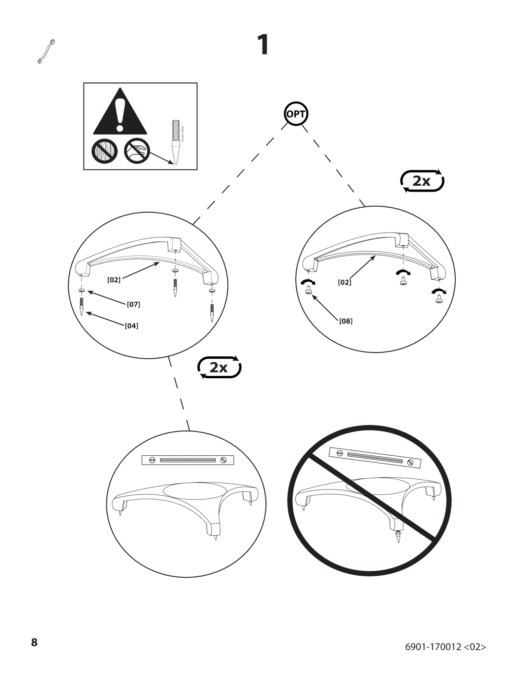 Sanus Systems EFSat important safety instructions Opt 