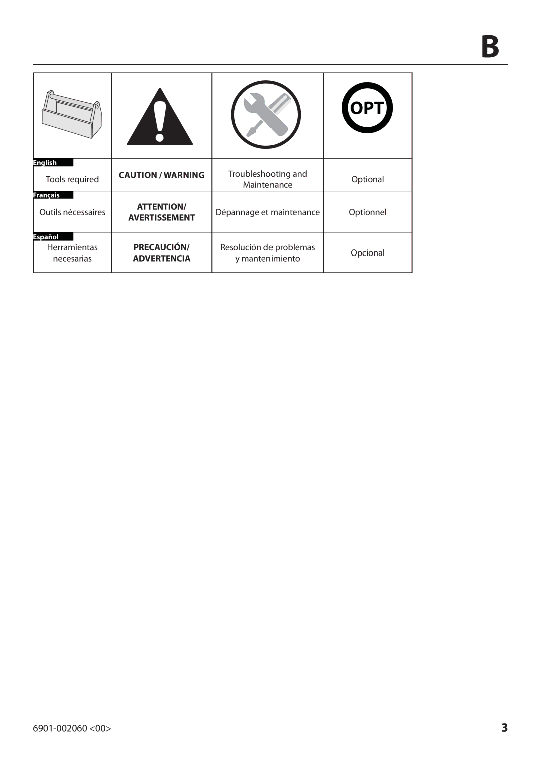 Sanus Systems ELM205 manual Opt 