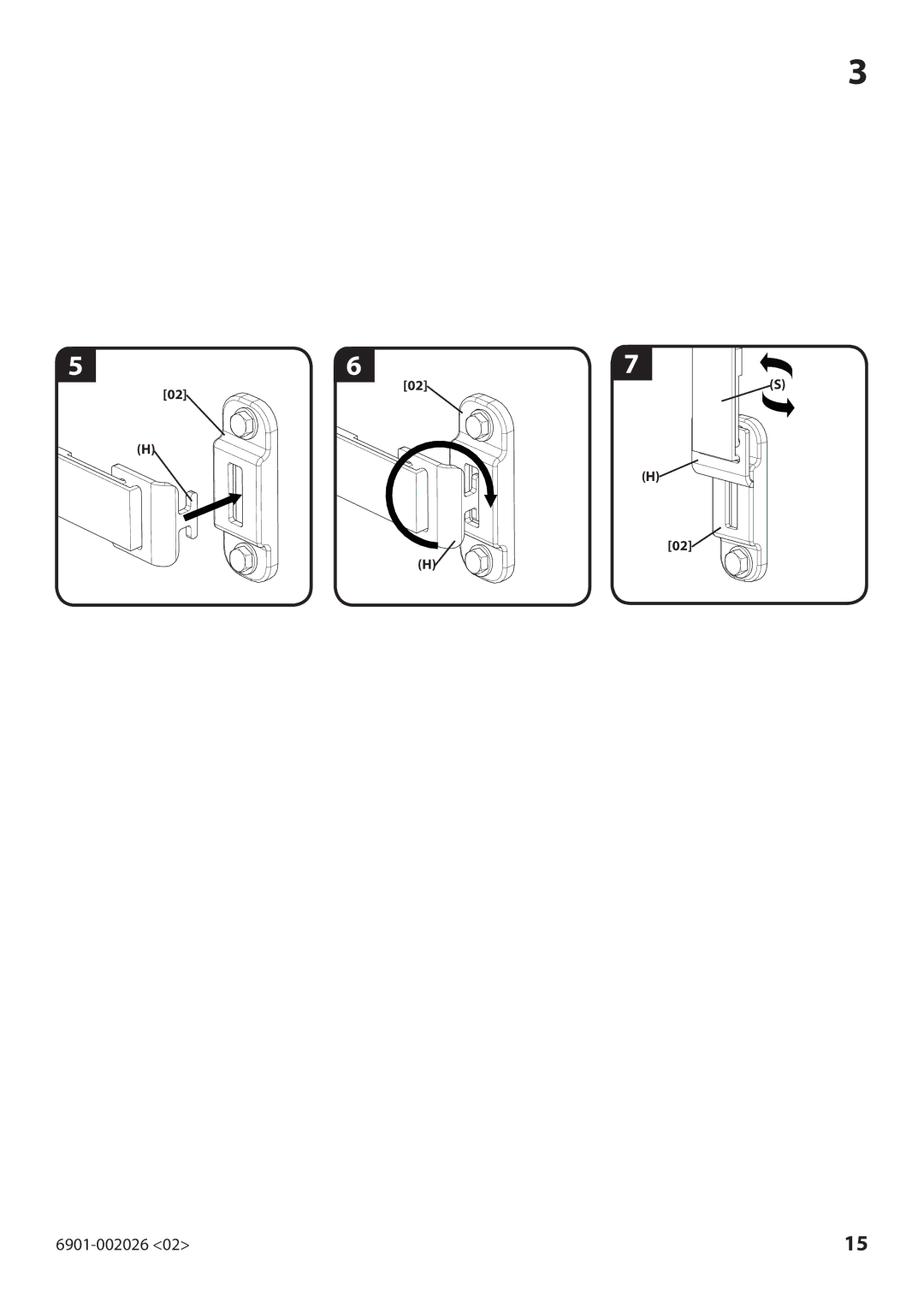 Sanus Systems ELM701 manual 6901-002026 