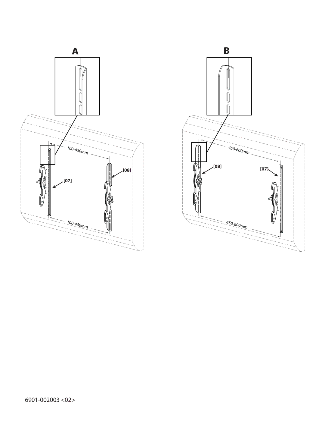 Sanus Systems FS56, FS46 important safety instructions 450 