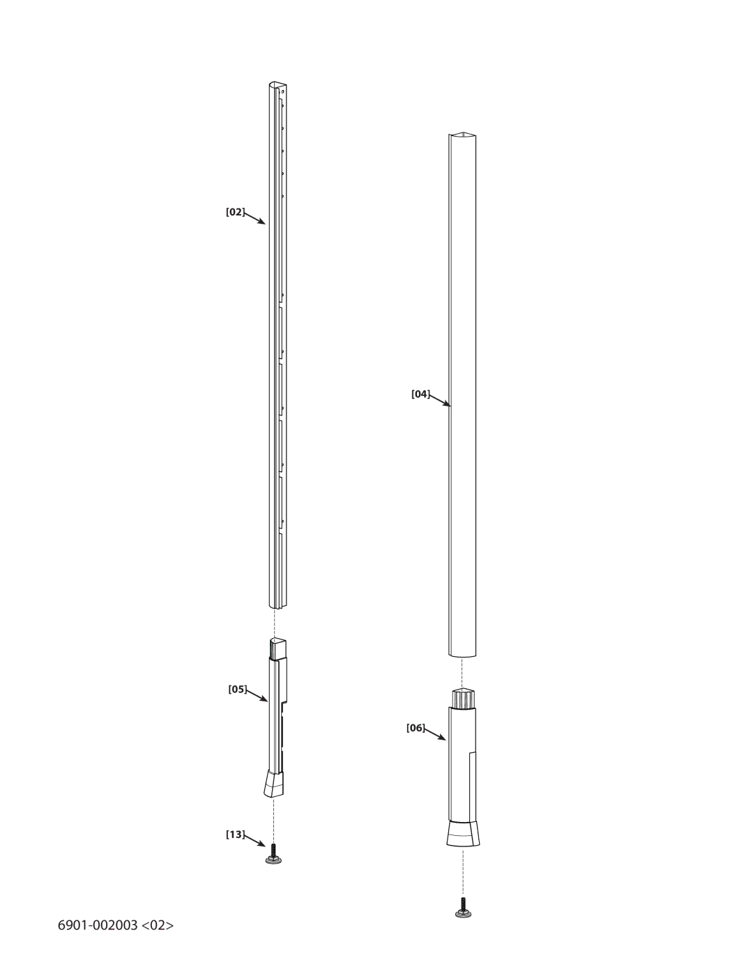 Sanus Systems FS56, FS46 important safety instructions 6901-002003 