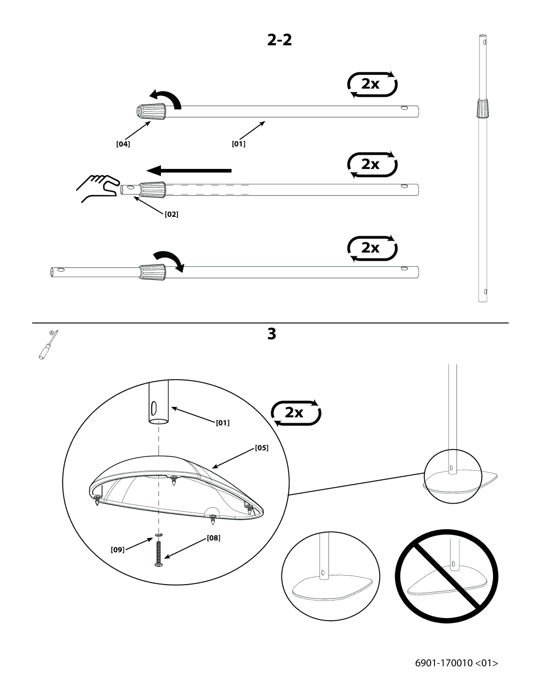 Sanus Systems HF1 important safety instructions 6901-170010 