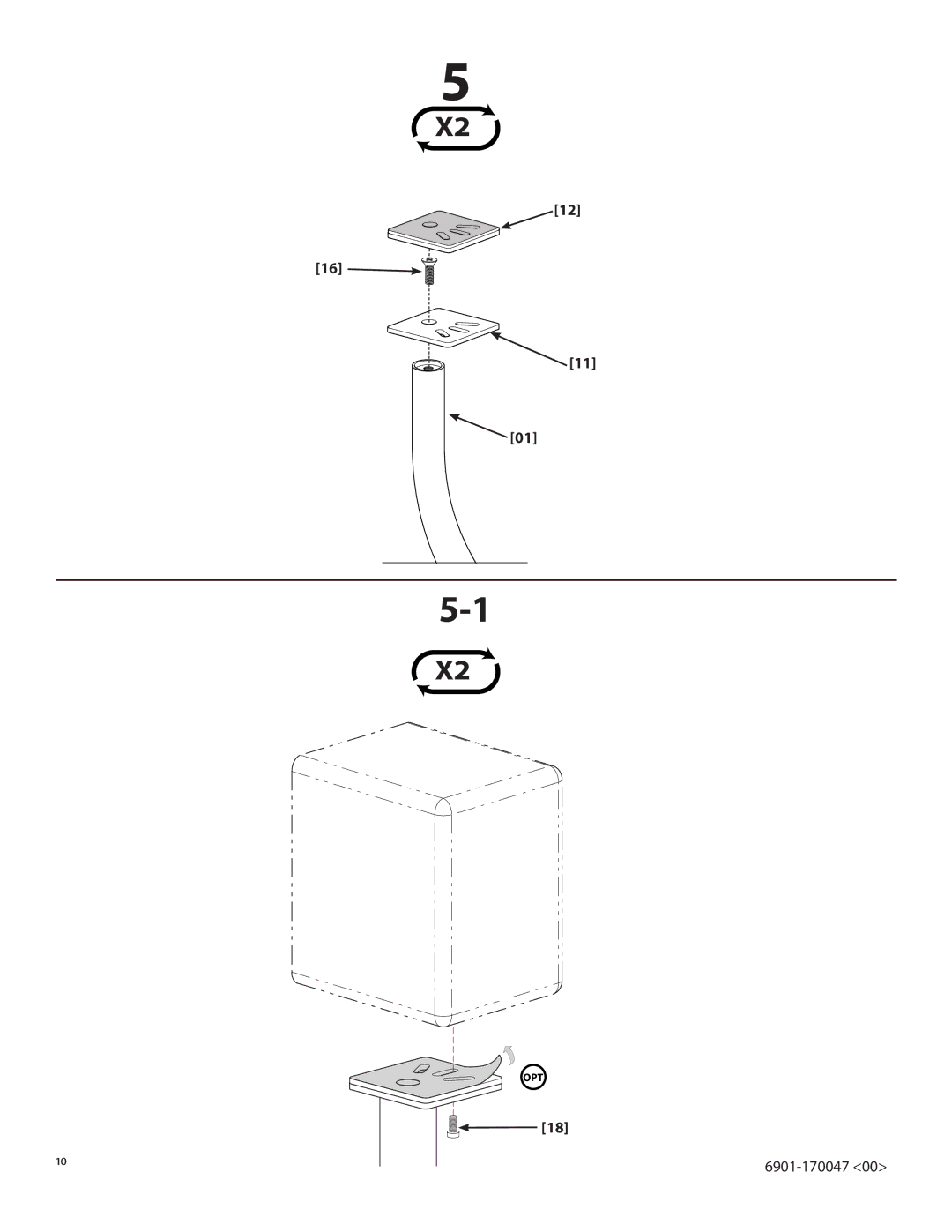 Sanus Systems HTB4 manual Opt 