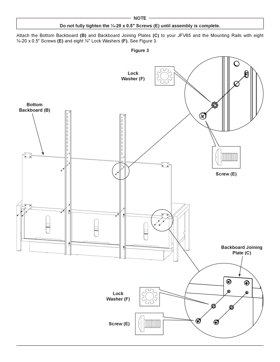 Sanus Systems JFBD1 manual 