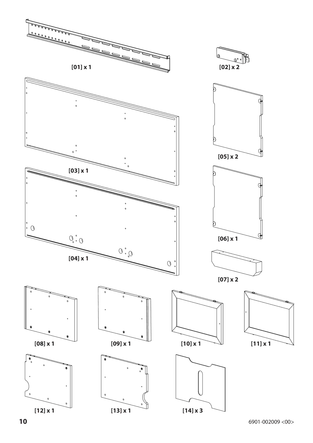 Sanus Systems JFV60 manual 01 x 