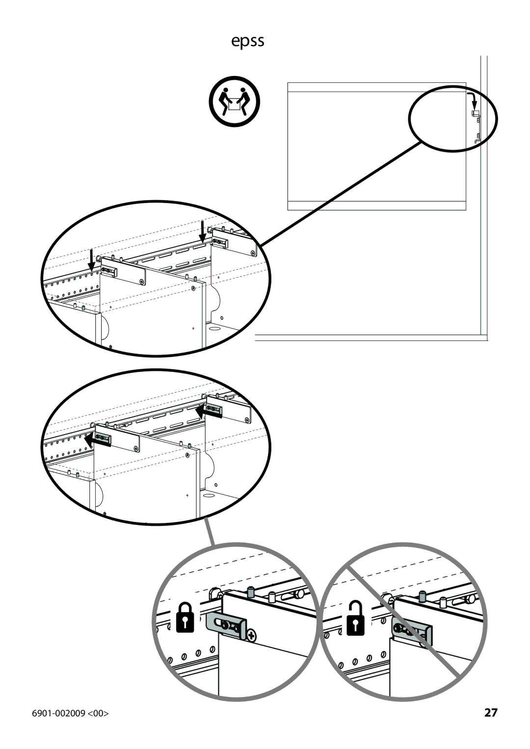 Sanus Systems JFV60 manual Wall 