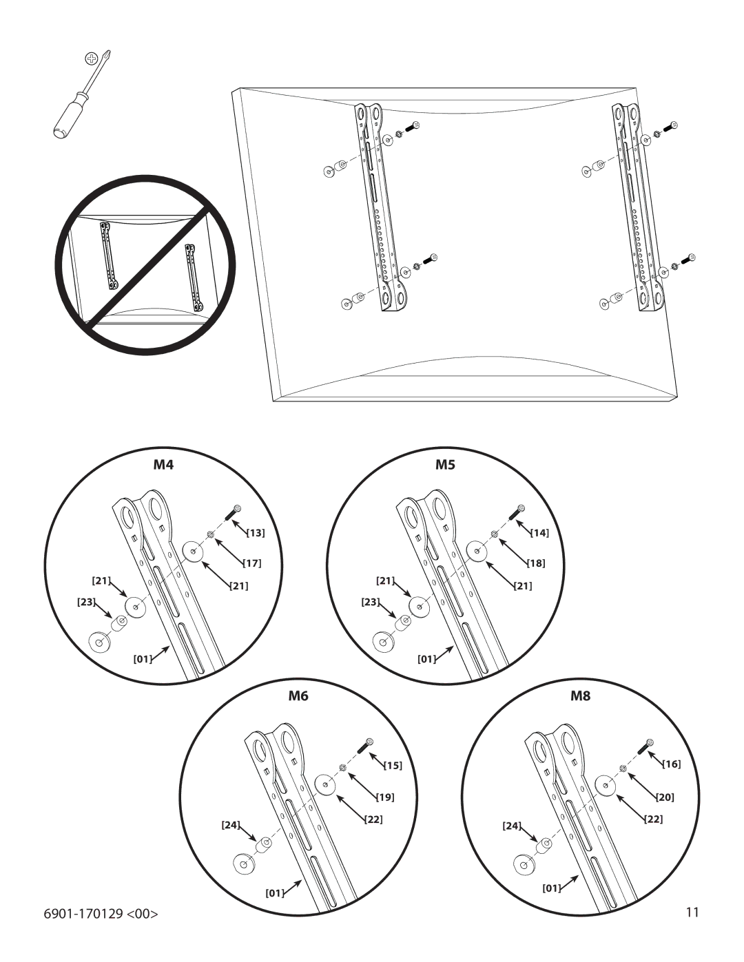 Sanus Systems LC2A important safety instructions 6901-170129 