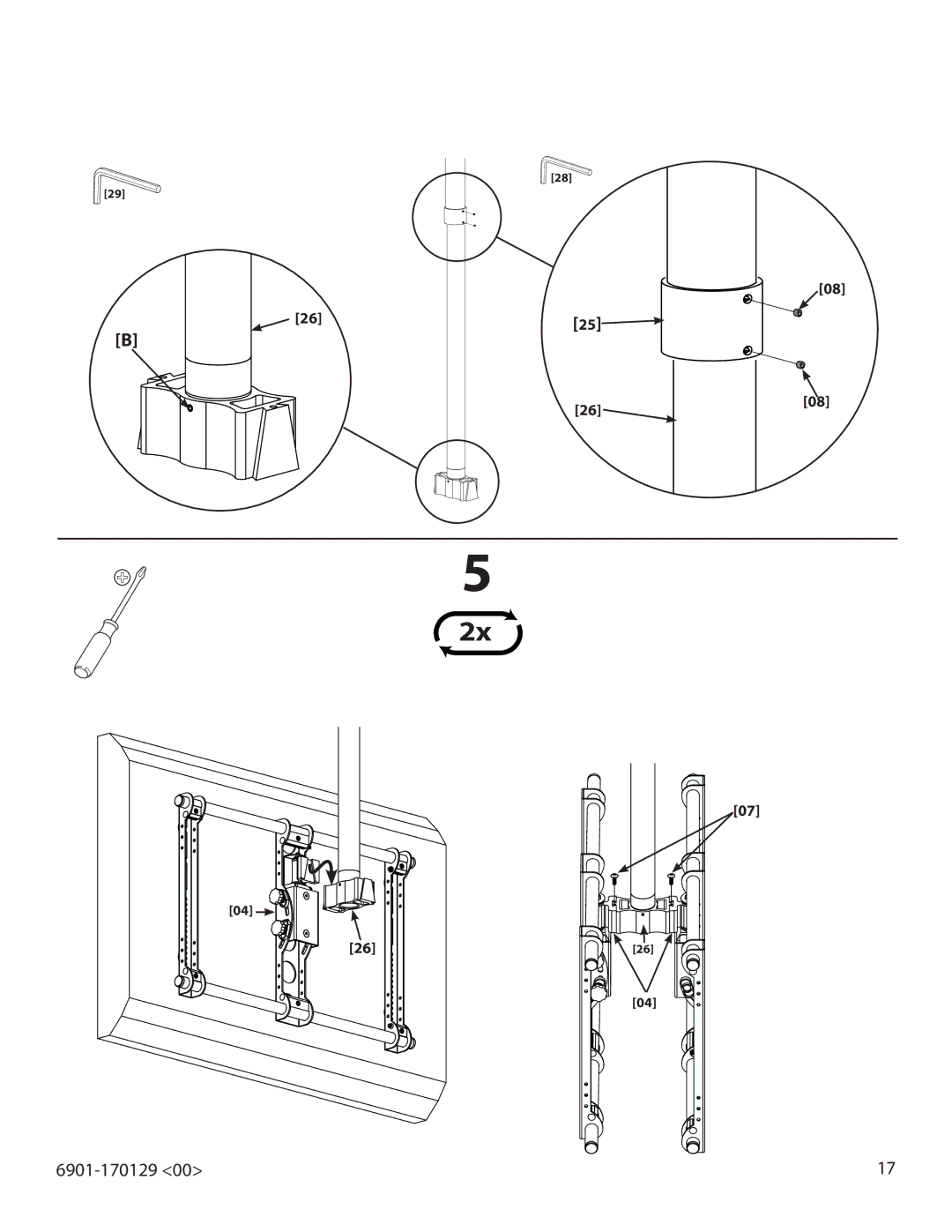 Sanus Systems LC2A important safety instructions 6901-170129 