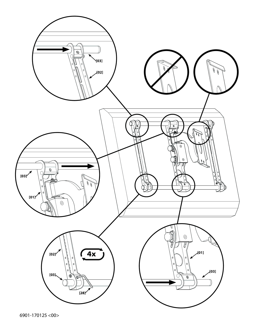 Sanus Systems LRF118-B1 manual 001 FPM 