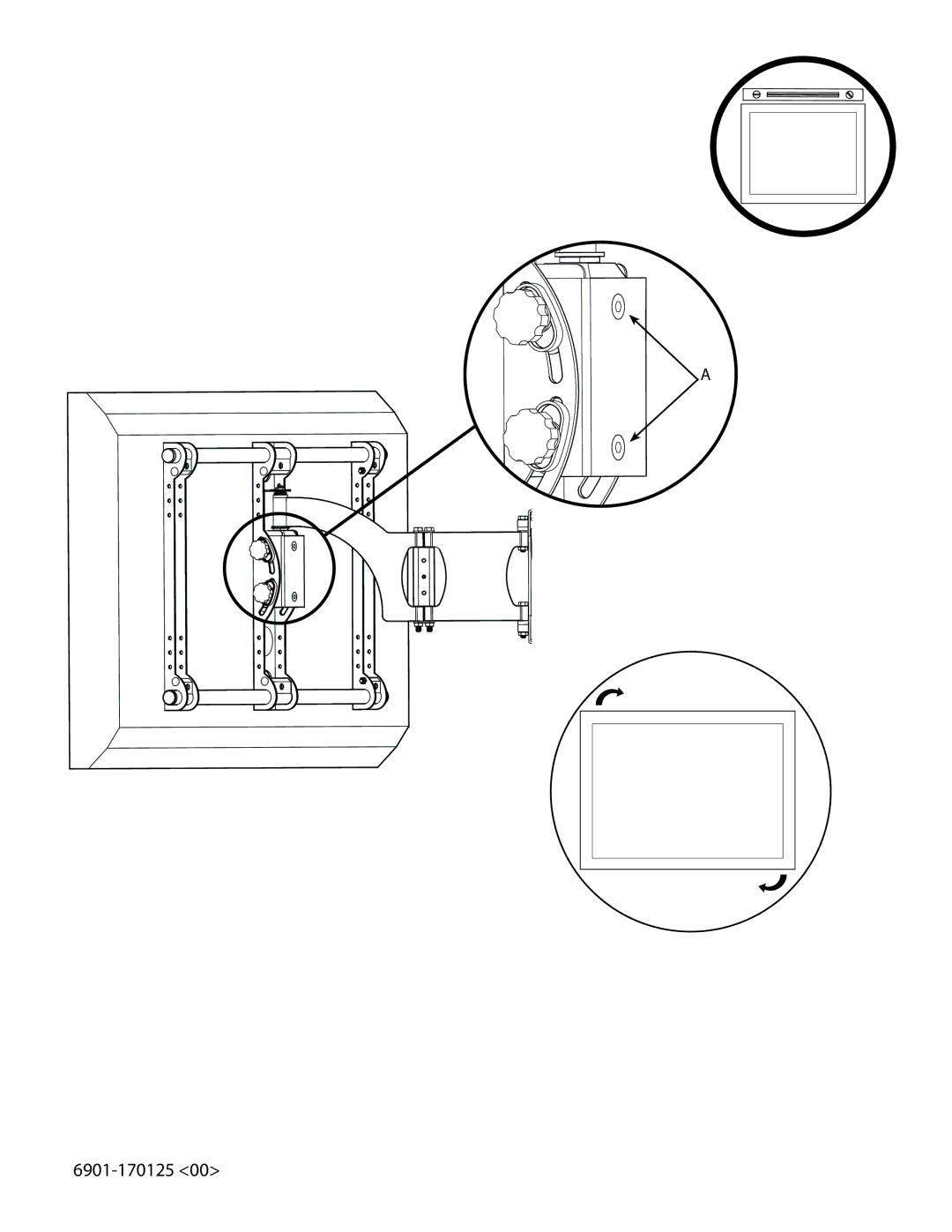 Sanus Systems LRF118-B1 manual 6901-170125 