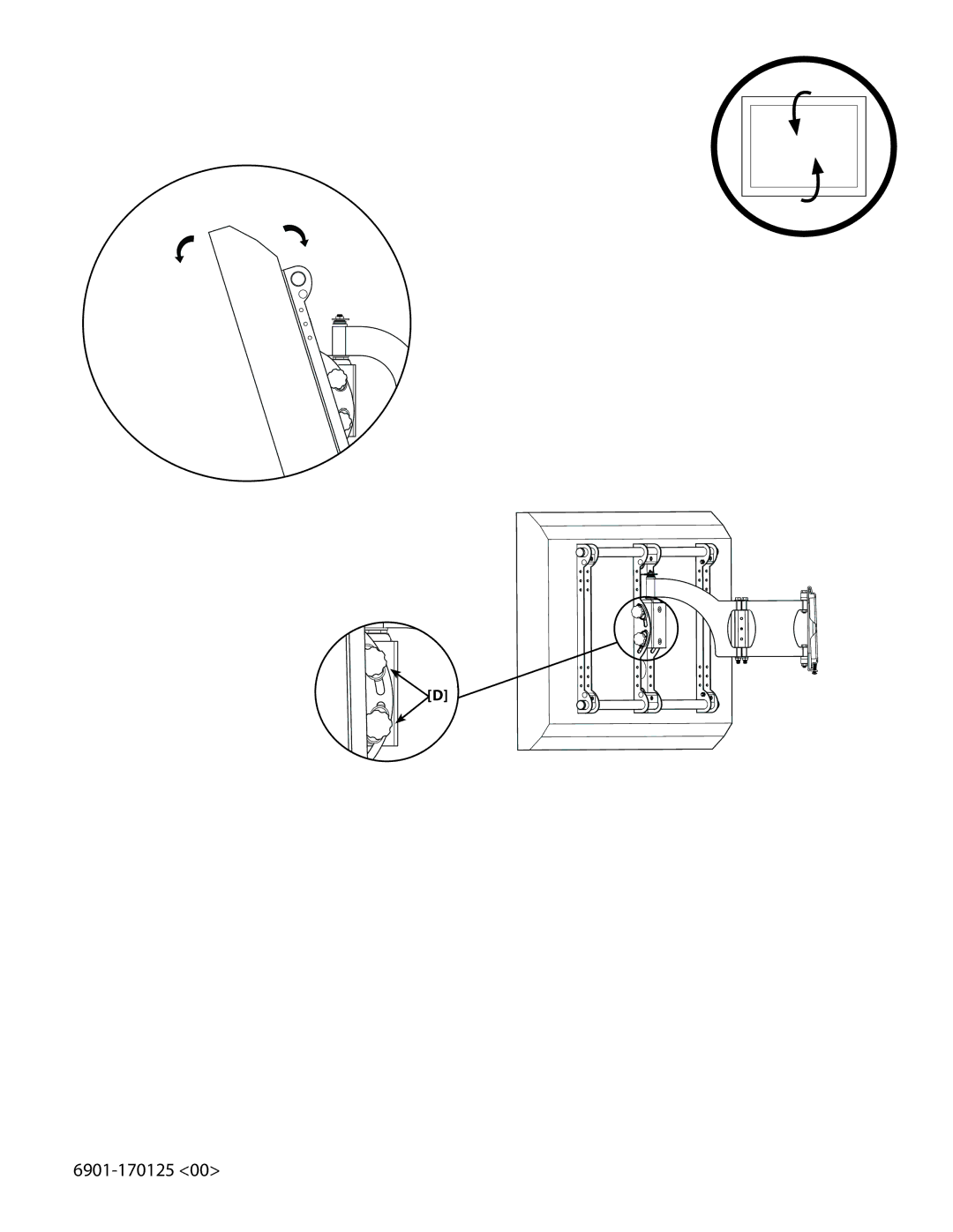 Sanus Systems LRF118-B1 manual 6901-170125 