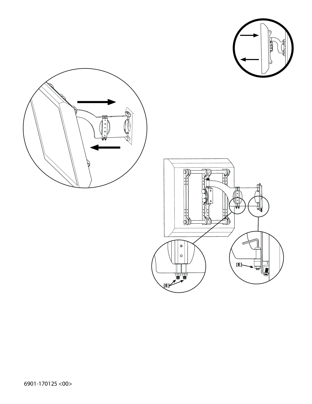 Sanus Systems LRF118-B1 manual 6901-170125 