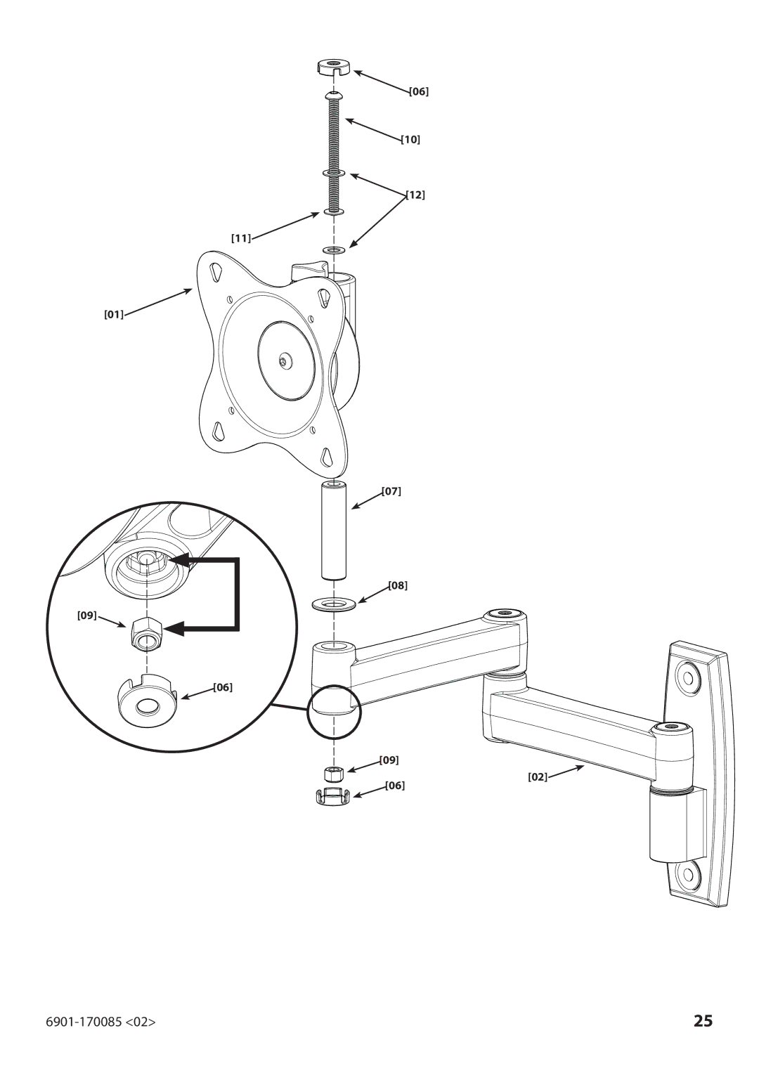 Sanus Systems MF215 manual 6901-170085 