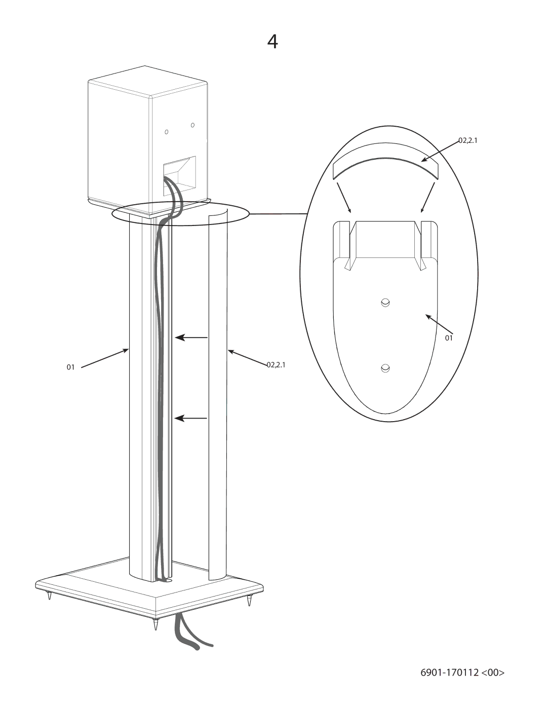 Sanus Systems NF18, NF30, NF24, NF36 important safety instructions 6901-170112 