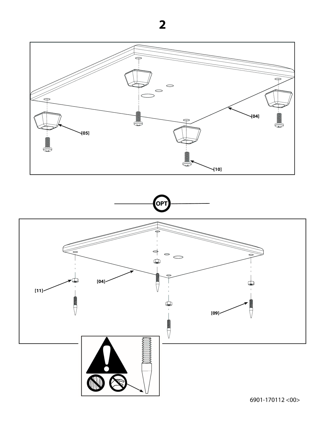 Sanus Systems NF30, NF24, NF18, NF36 important safety instructions Opt 