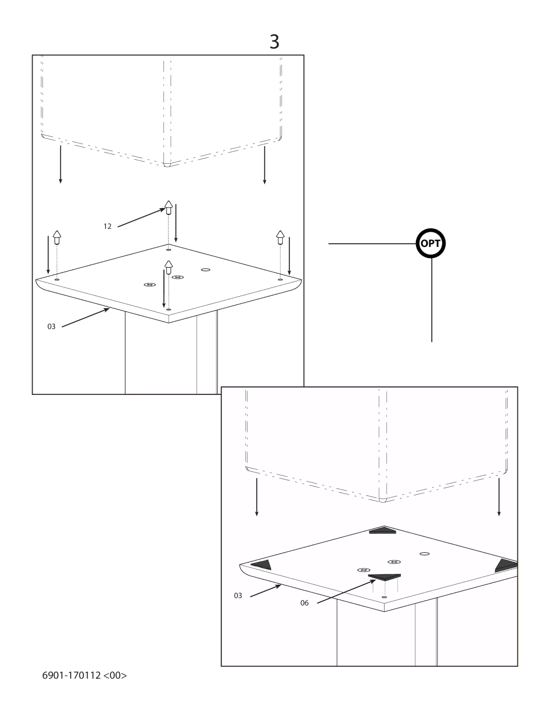 Sanus Systems NF24, NF30, NF18, NF36 important safety instructions Opt 