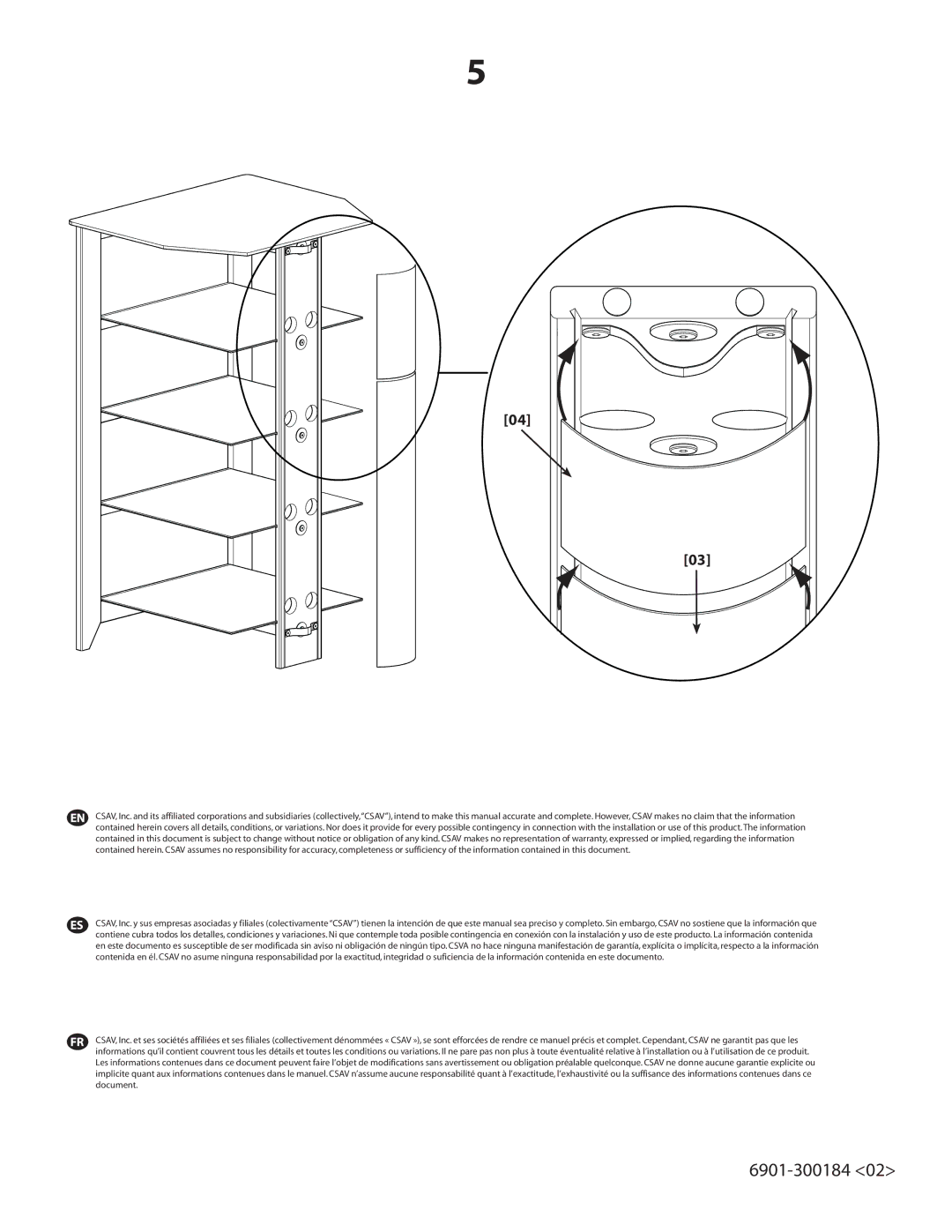 Sanus Systems NFA245 manual 6901-300184 