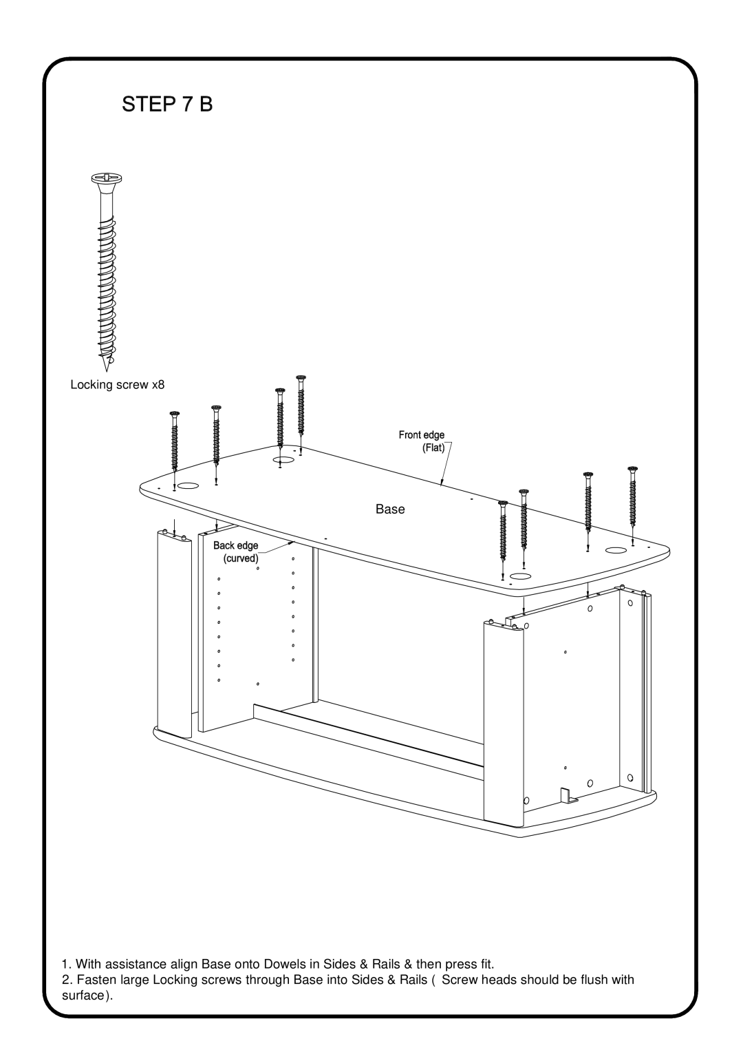 Sanus Systems PFPL specifications Locking screw 