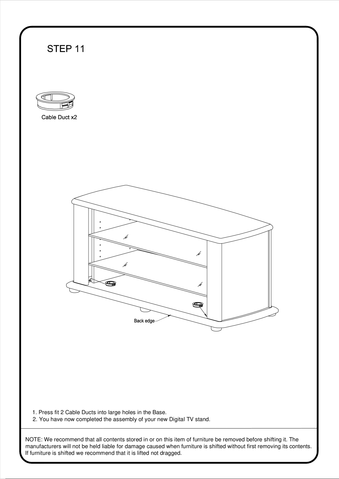 Sanus Systems PFPL specifications 