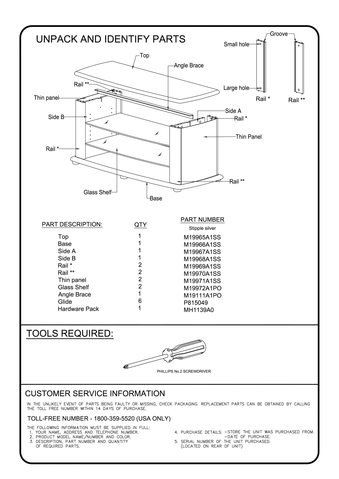 Sanus Systems PFPL specifications 