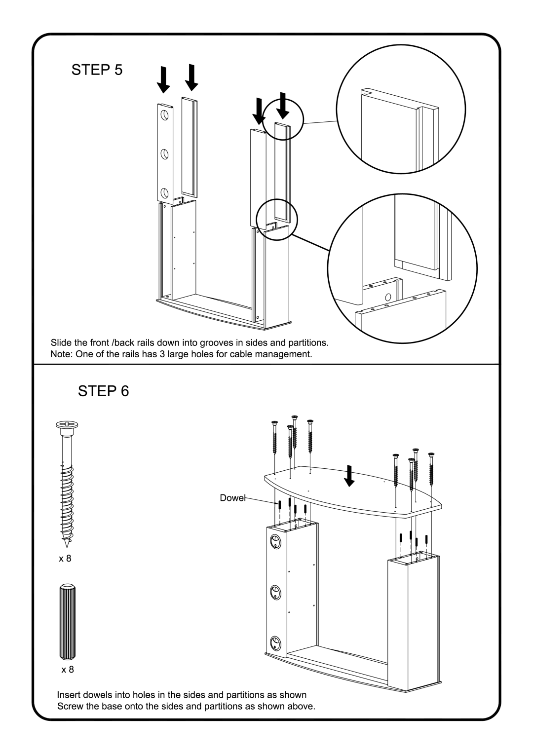 Sanus Systems PFV36SB-01 specifications 