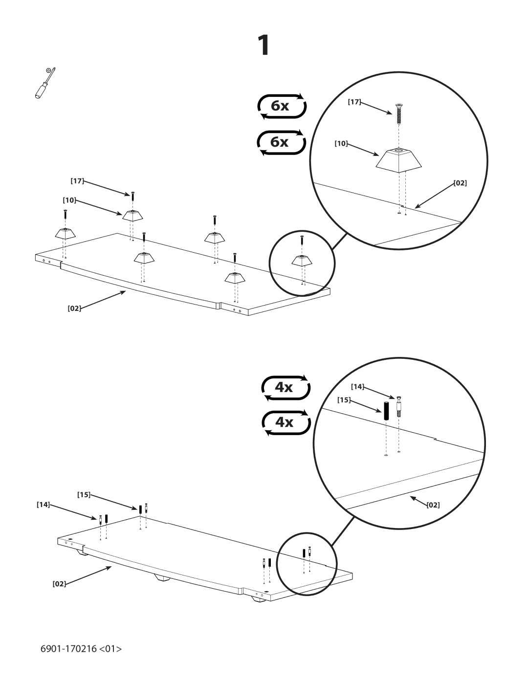 Sanus Systems PFV48, PFV60 important safety instructions 6901-170216 