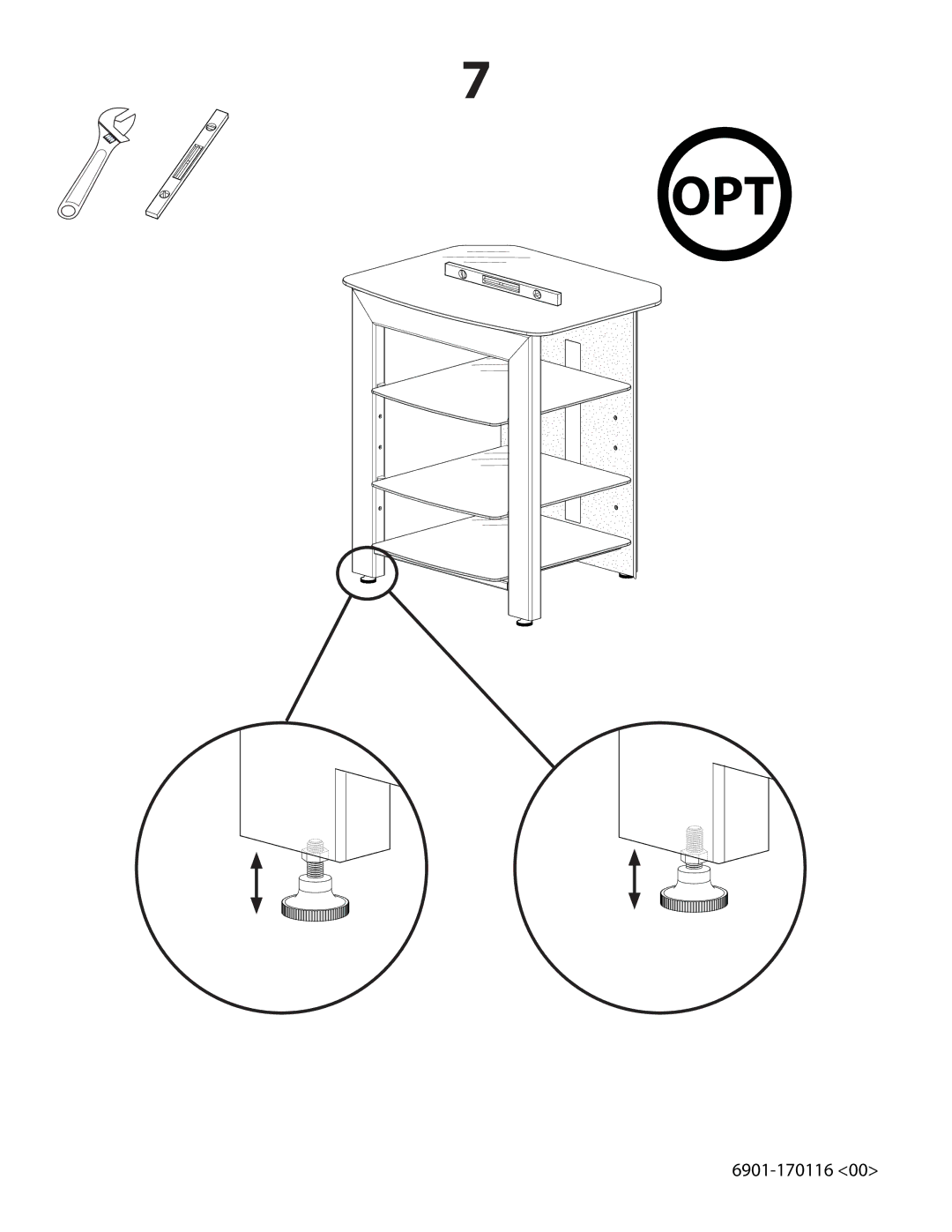 Sanus Systems SFA29 manual Opt 