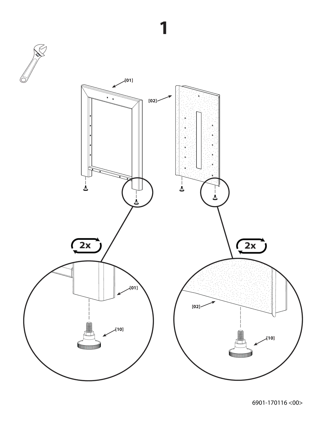 Sanus Systems SFA29 manual 6901-170116 