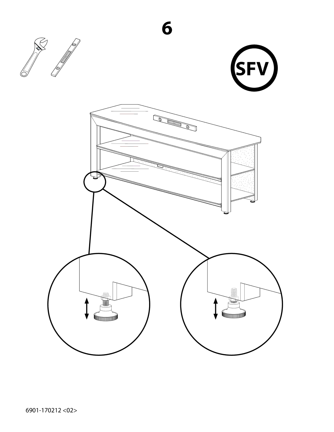 Sanus Systems SFV265 manual Opt 