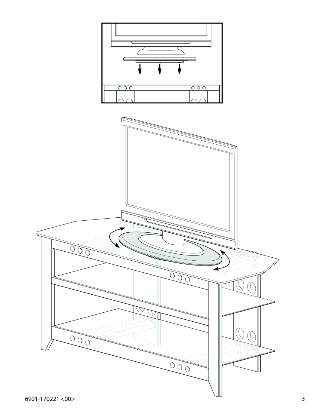 Sanus Systems TVLCD important safety instructions 6901-170221 