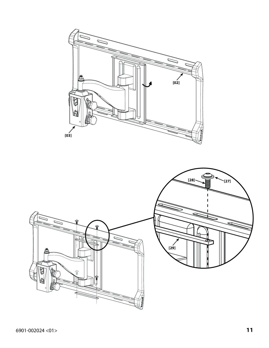 Sanus Systems 6901-002024, VLF210 important safety instructions 