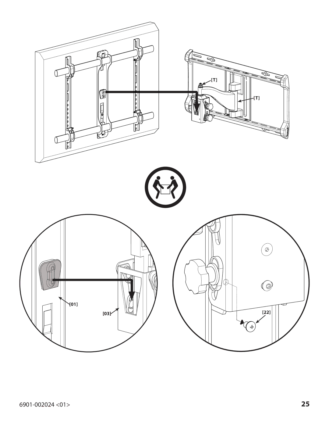 Sanus Systems 6901-002024, VLF210 important safety instructions 