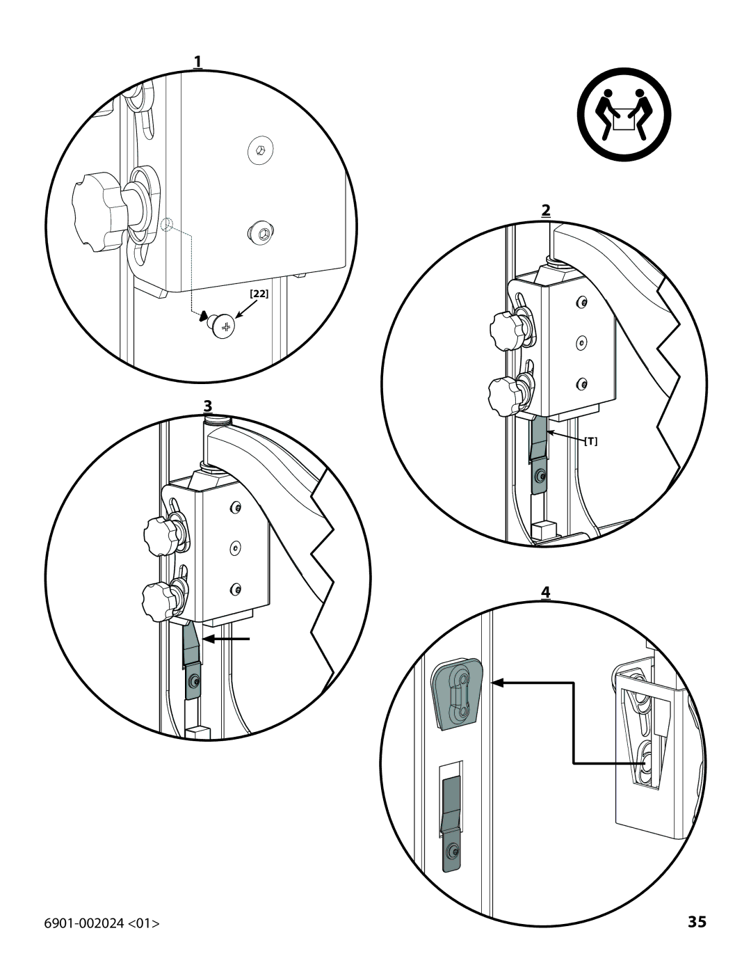 Sanus Systems 6901-002024, VLF210 important safety instructions 