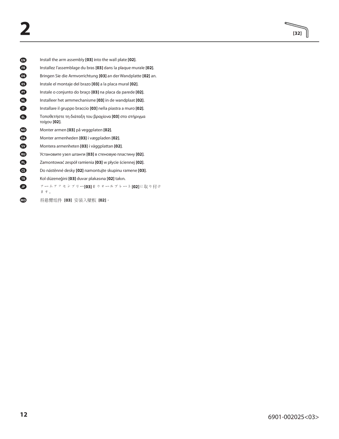 Sanus Systems VLF220 important safety instructions ます。 