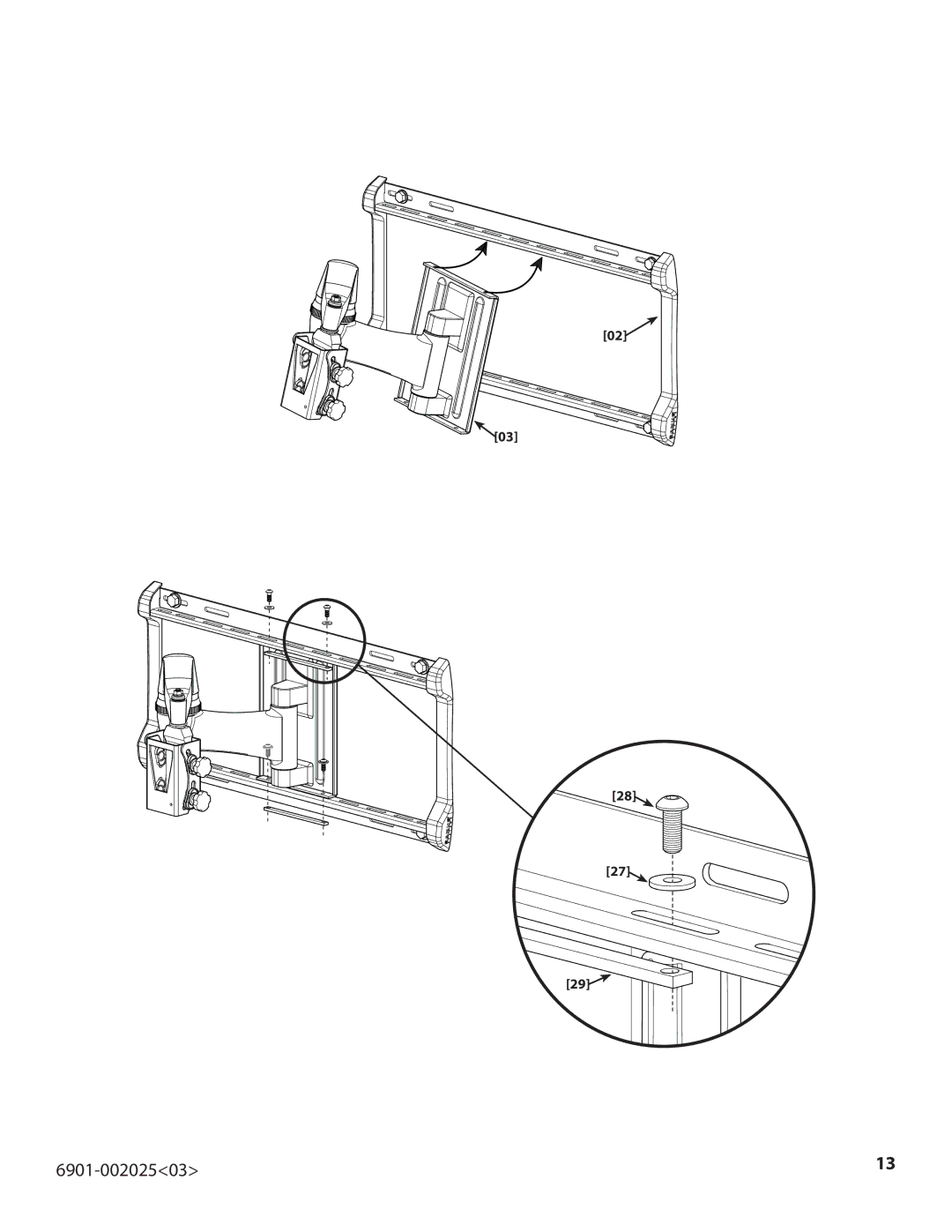 Sanus Systems VLF220 important safety instructions 6901-00202503 