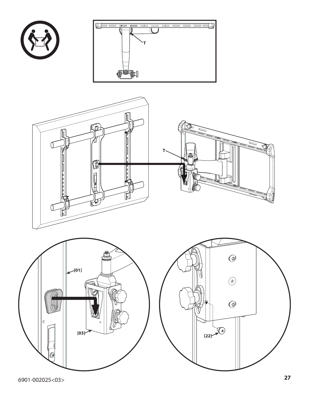 Sanus Systems VLF220 important safety instructions 6901-00202503 